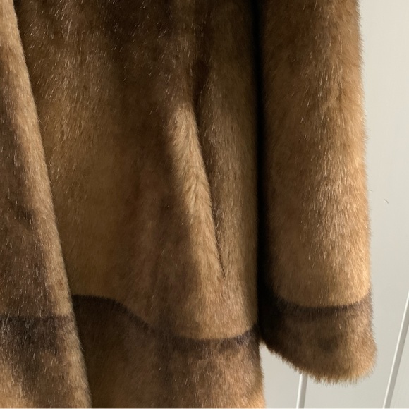Vintage Marvin Richards New York Faux Fur Coat Size M - Picture 3 of 9